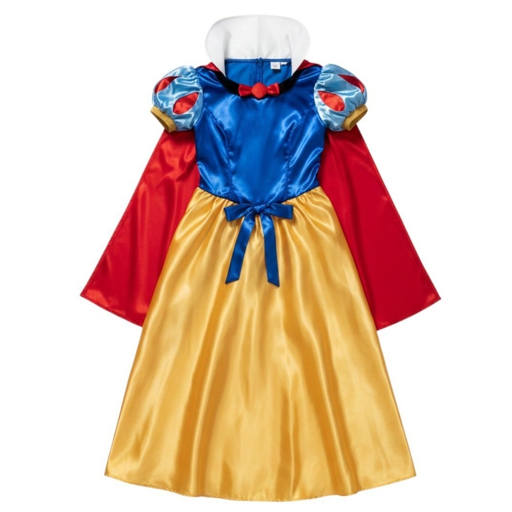 Disney Snow White Costume Dress Adult Red Cape Blue Yellow Disguise